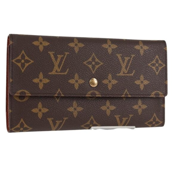 LOUIS VUITTON Monogram Porte Tresol International Wallet LV Auth - Picture 1 of 16